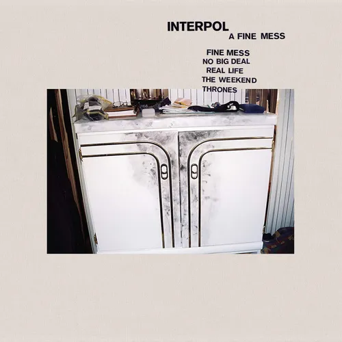Interpol - A Fine Mess EP vinyl record cover