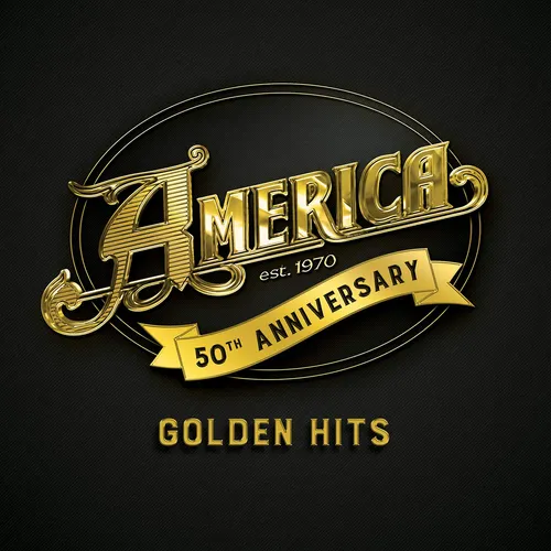 America - America 50: Golden Hits vinyl record cover