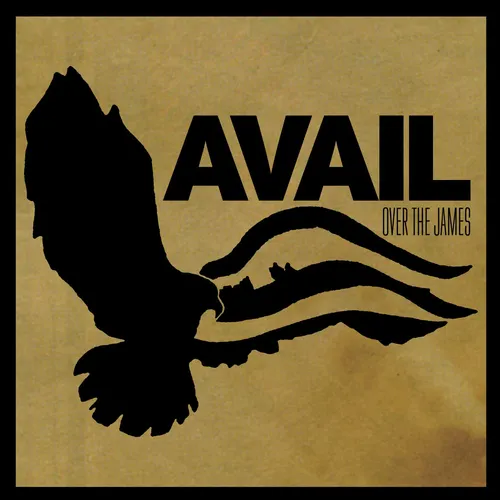 Avail - Over The James (Opaque Orange W/ White Swirl) vinyl record cover