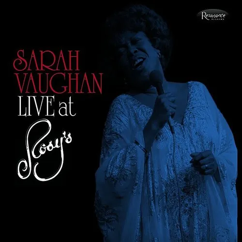 Sarah Vaughan - Live At Rosy's vinyl record cover