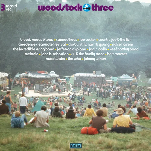 Woodstock Three / Various Blk Ogv - Woodstock Three / Various (Blk) vinyl record cover