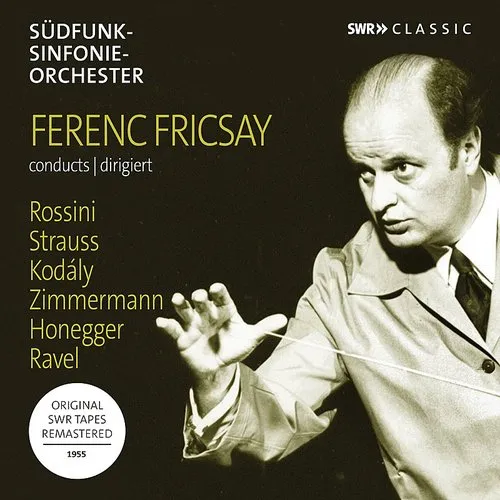 Honegger / Weber - Ferenc Fricsay Conducts Rossini / Kodaly vinyl record cover
