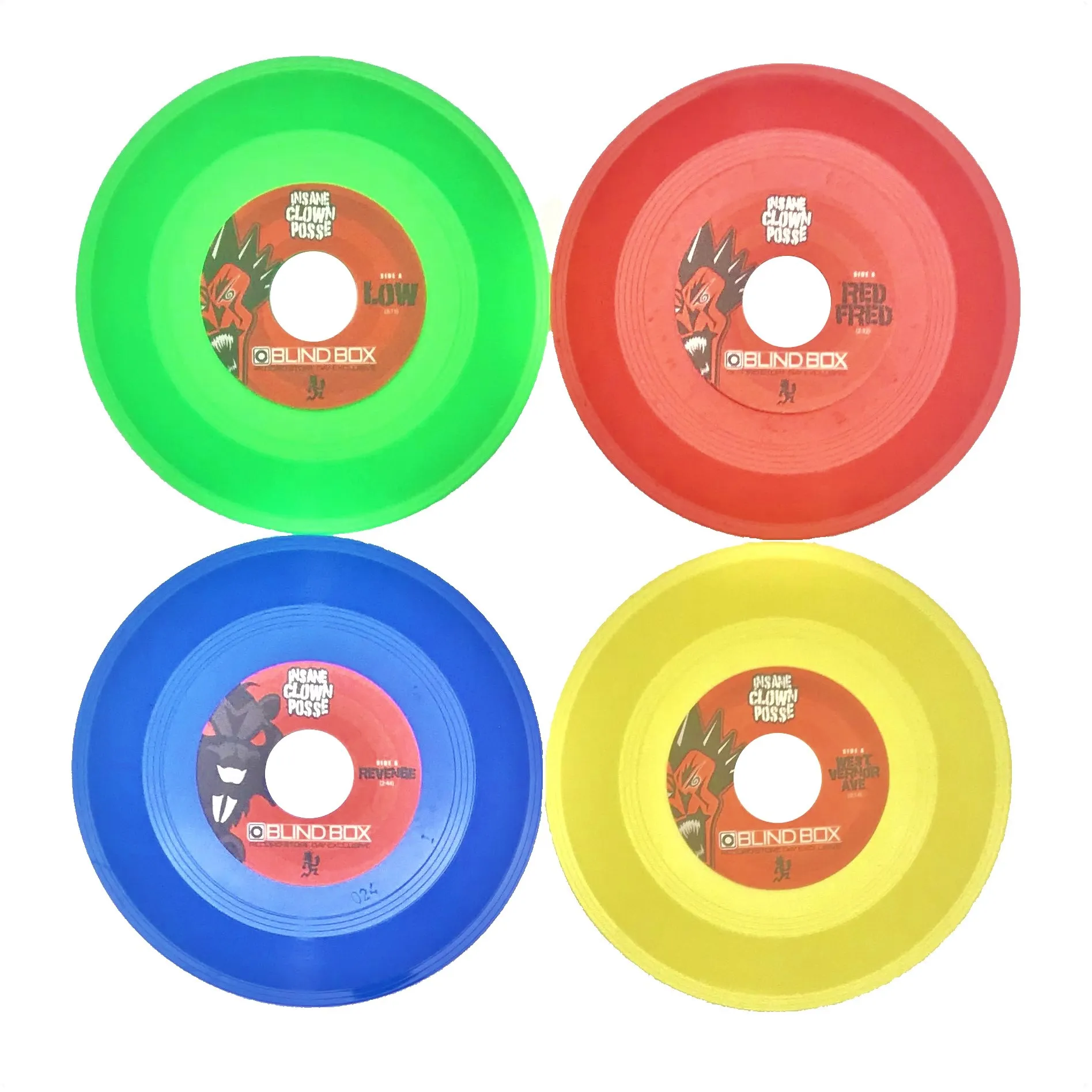 This new translucent mini-turntable plays 3” records