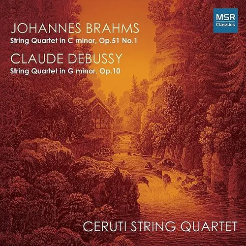 Brahms / Debussy / Ceruti String Quartet - Ceruti String Quartet Plays Brahms & Debussy vinyl record cover
