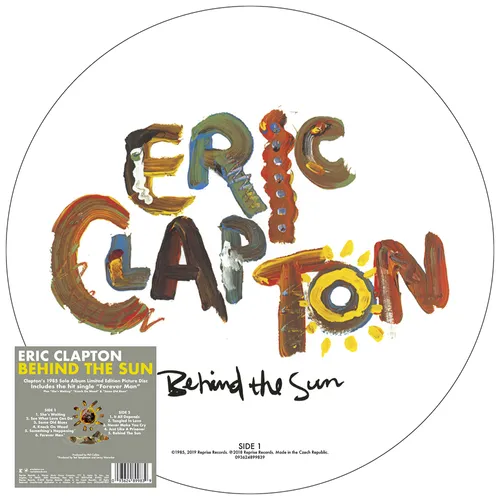 Eric Clapton - Behind The Sun vinyl record cover