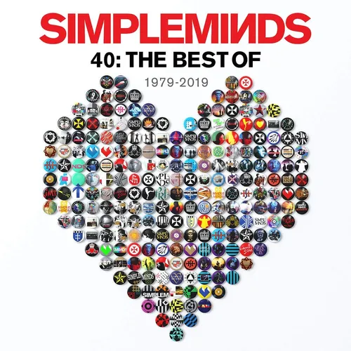 Simple Minds - 40: The Best Of - 1979-2019 vinyl record cover
