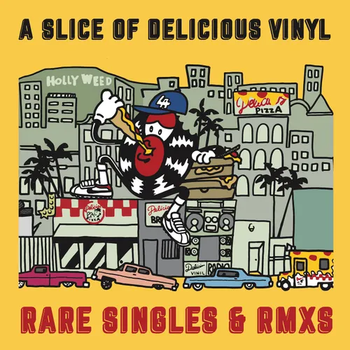 Various Artists - A Slice of Delicious Vinyl: Rare Singles & RMXS vinyl record cover