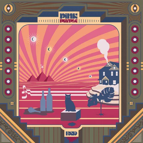 Pink Purple - Red vinyl record cover