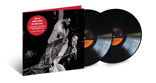 James Brown - Live At Home With His Bad Self vinyl record cover