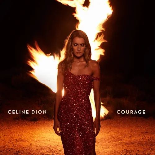 Celine Dion - Courage vinyl record cover