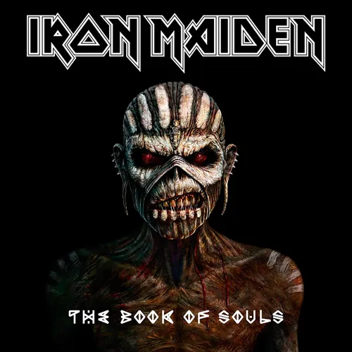 Iron Maiden - The Book Of Souls vinyl record cover