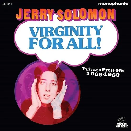 Jerry Solomon - Virginity For All Private Press 45s 1966-1969 vinyl record cover