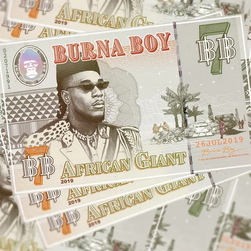 Burna Boy - African Giant vinyl record cover
