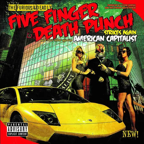Five Finger Death Punch - American Capitalist vinyl record cover