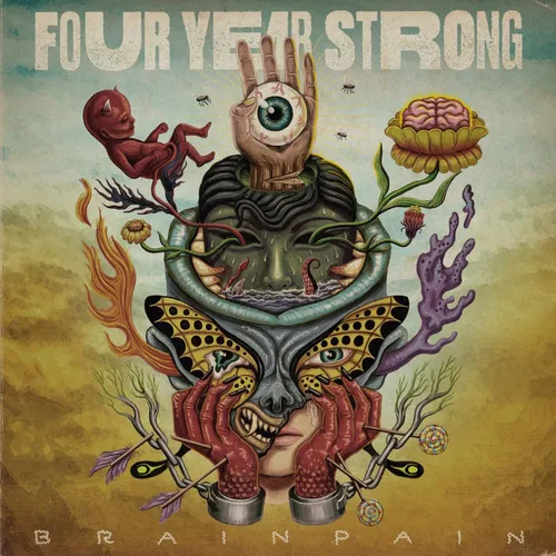 Four Year Strong - Brain Pain vinyl record cover