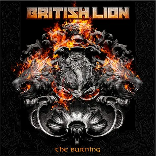 British Lion - Burning (Uk) vinyl record cover