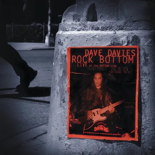 Dave Davies - Rock Bottom: Live At The Bottom Line vinyl record cover