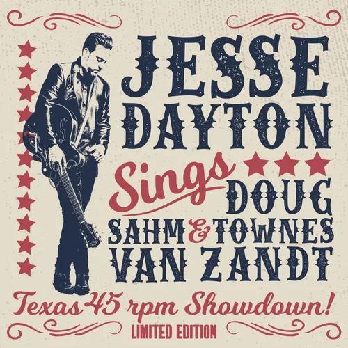 Jesse Dayton - Texas 45 Rpm Showdown vinyl record cover