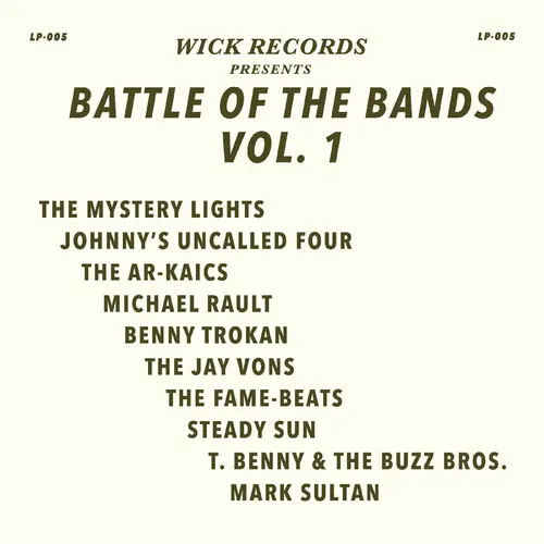 Various Artists - Wick Records Presents Battle of the Bands Vol. 1 vinyl record cover