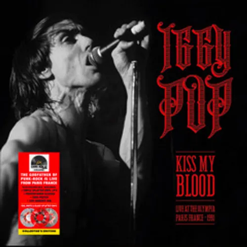 Iggy Pop - Kiss My Blood (Live In Paris 1991) vinyl record cover