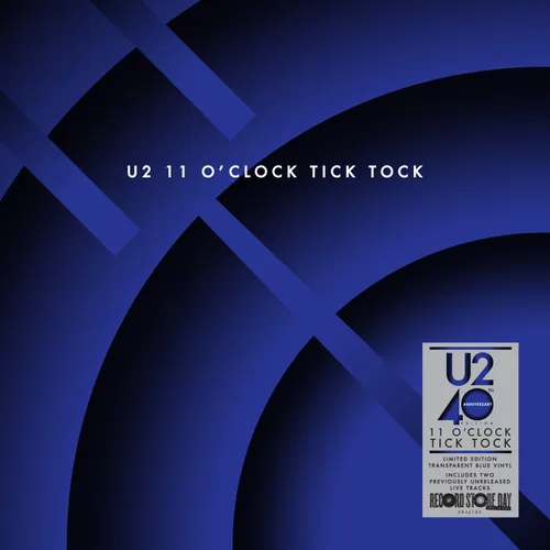 U2 - 11 O’CLOCK TICK TOCK (40th Anniversary Edition) vinyl record cover