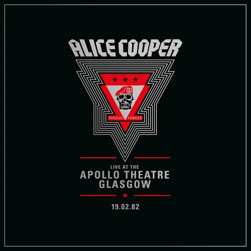 Alice Cooper - Live from the Apollo Theatre Glasgow Feb 19.1982 vinyl record cover