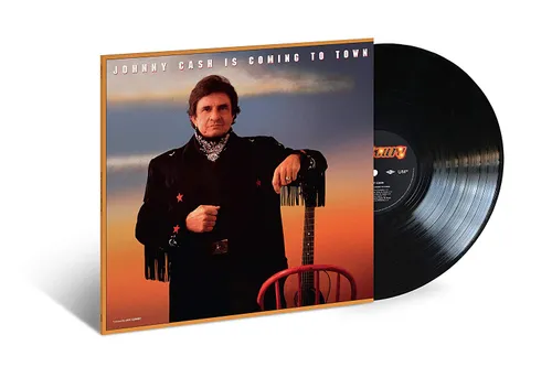 Johnny Cash - Johnny Cash Is Coming To Town vinyl record cover