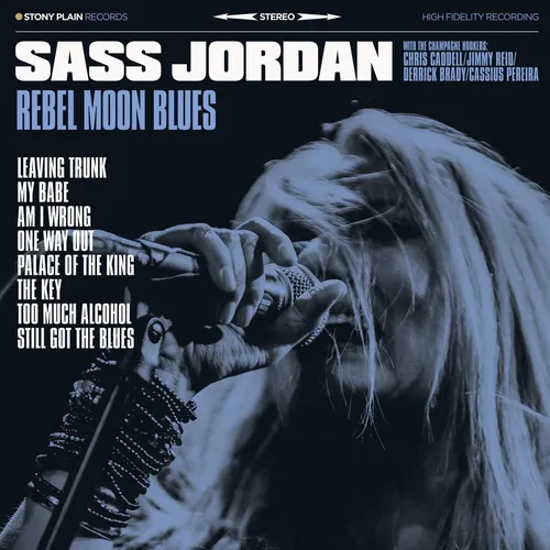 Sass Jordan - Rebel Moon Blues vinyl record cover