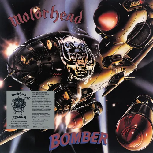 Motörhead - Bomber: 40th Anniversary Edition vinyl record cover