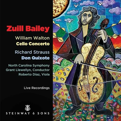 Strauss / Bailey / Diaz - Cello Concerto / Don Quixote vinyl record cover