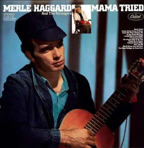 Merle Haggard - Mama Tried vinyl record cover