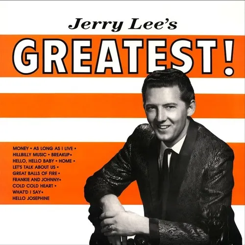 Jerry Lee Lewis - Jerry Lee's Greatest vinyl record cover