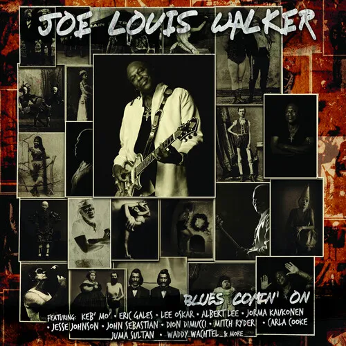 Joe Louis Walker - Blues Comin' On vinyl record cover