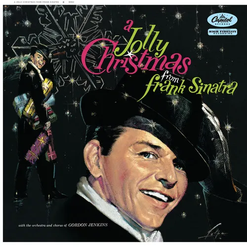 Frank Sinatra - Jolly Christmas vinyl record cover