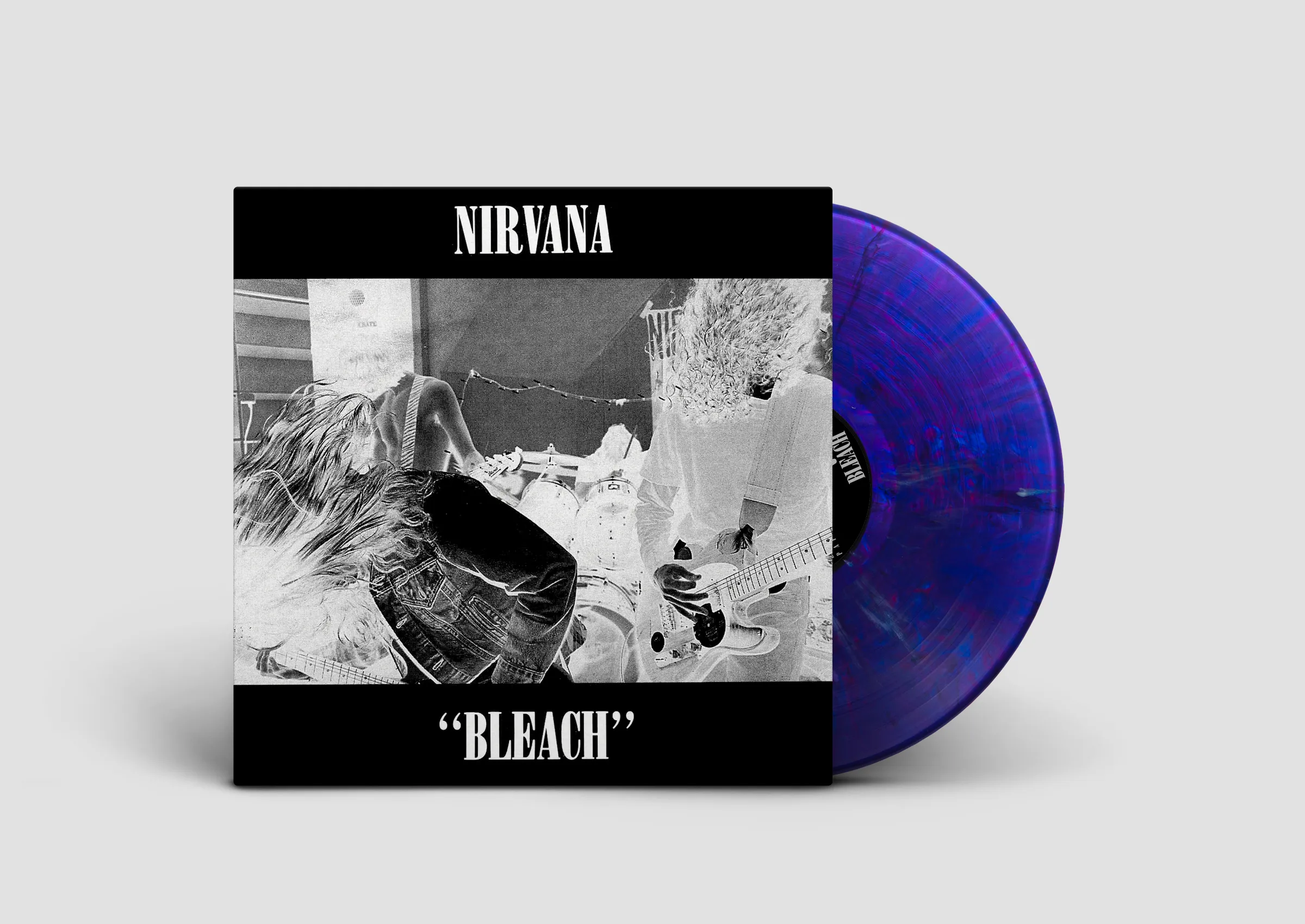 Nirvana - Bleach [Indie Exclusive Limited Edition Blue/Black Swirl 