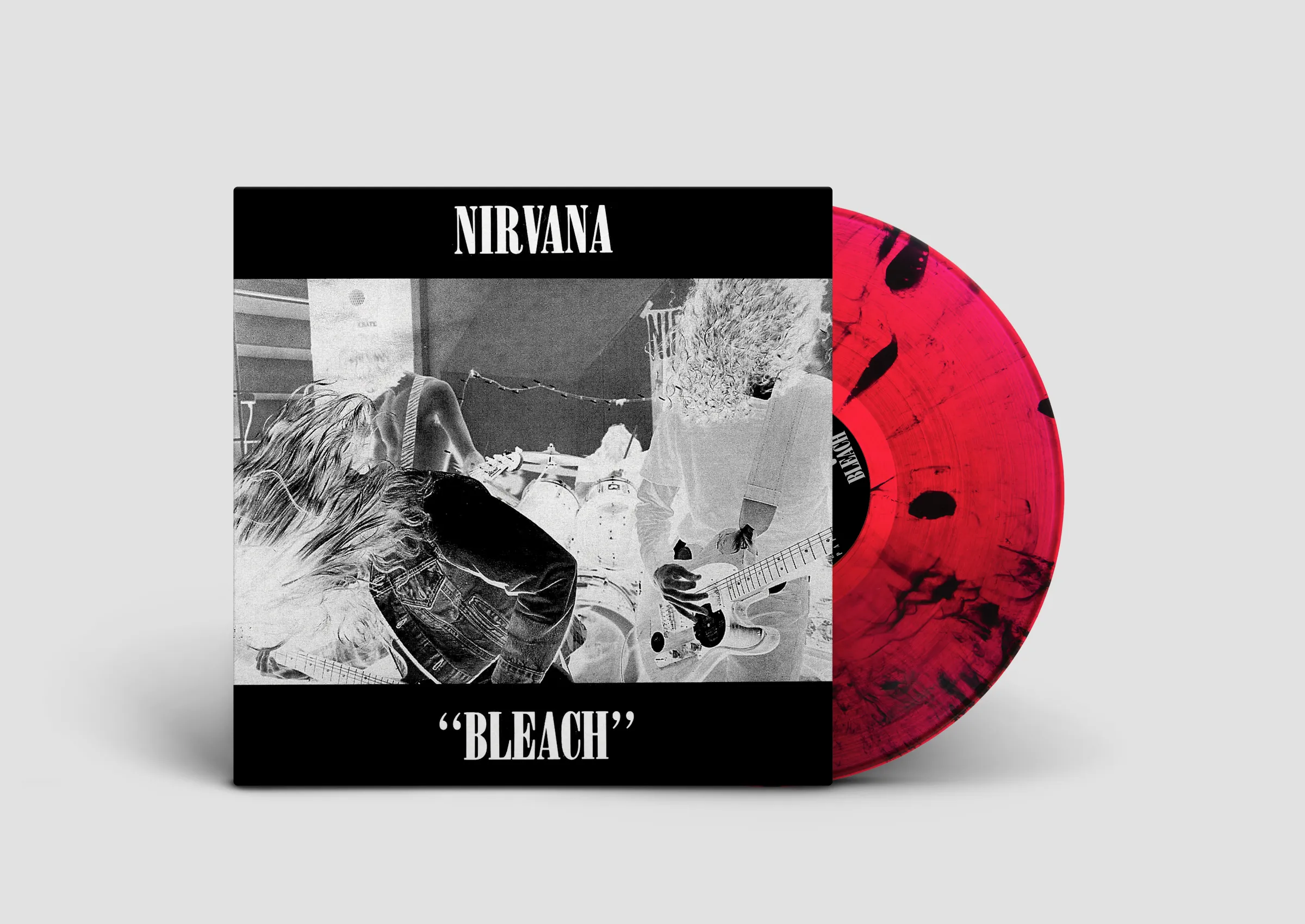 Nirvana - Bleach [Indie Exclusive Limited Edition Red/Black Swirl