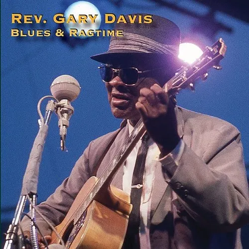 Gary Davis Rev - Blues & Ragtime vinyl record cover