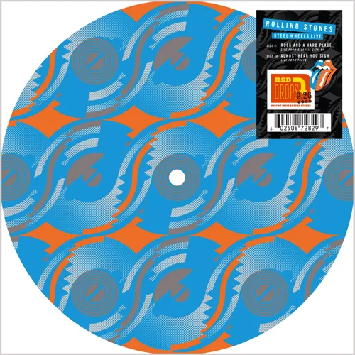 The Rolling Stones - Steel Wheels Live (Live From Atlantic City, NJ, 1989) vinyl record cover