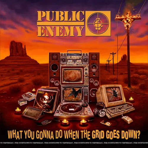 Public Enemy - What You Gonna Do When The Grid Goes Down? vinyl record cover