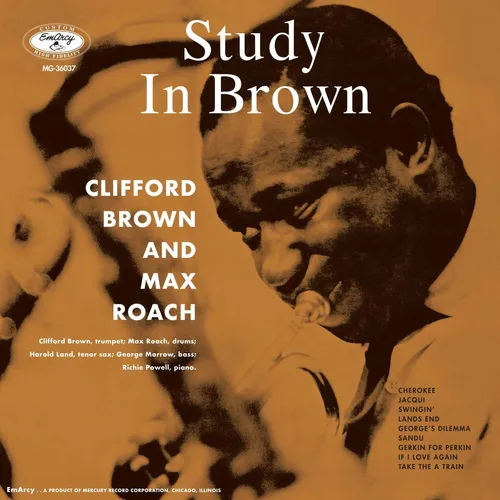 Clifford Brown & Max Roach - A Study In Brown (Verve Acoustic Sounds Series) vinyl record cover