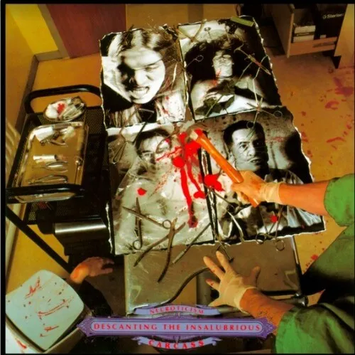Carcass - Necroticism - Descanting The Insalubrious vinyl record cover