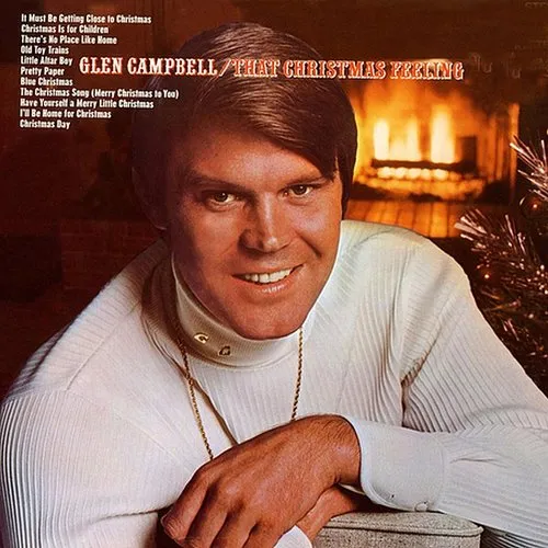 Glen Campbell - That Christmas Feeling vinyl record cover