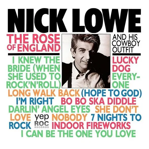 Nick Lowe - Rose Of England vinyl record cover