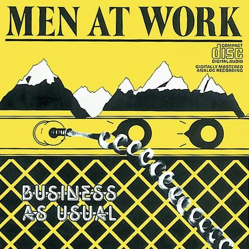 Men At Work - Business As Usual vinyl record cover