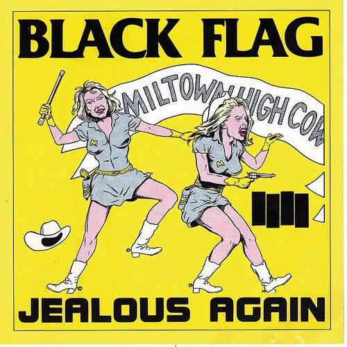 Black Flag - Jealous Again vinyl record cover