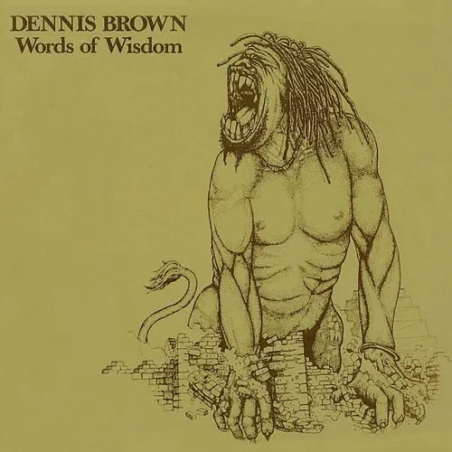 Dennis Brown - Words of Wisdom vinyl record cover