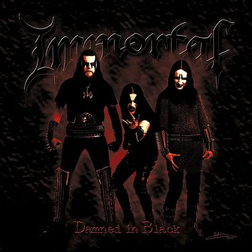 Immortal - Damned in Black vinyl record cover