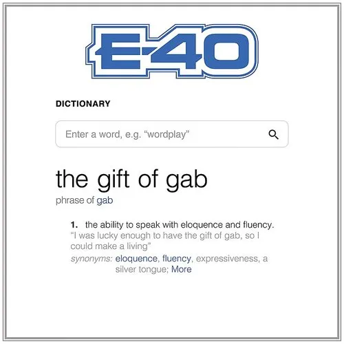 E-40 - The Gift Of Gab vinyl record cover
