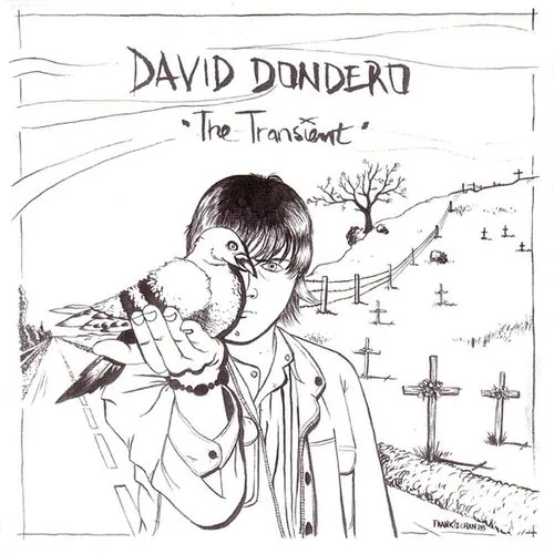 David Dondero - The Transient (Two-tone Black & White Vinyl) vinyl record cover