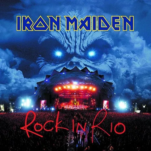 Iron Maiden - Rock In Rio (Uk) vinyl record cover